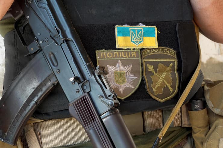 אוקראינה כוחות אוקראיניים ב אזור קרמטורסק מלחמה עם רוסיה