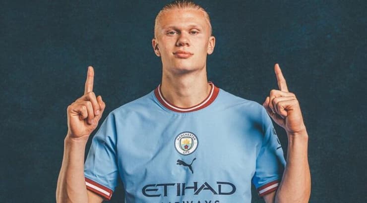 ארלינג הולאנד (האתר הרשמי של מנצ'סטר סיטי) ארלינג הולאנד