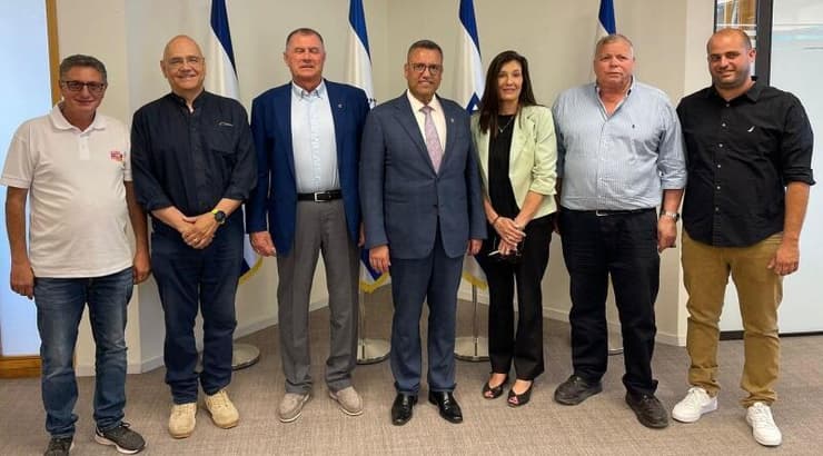 הפגישה בין ראשי עיריית ירושלים ואיגודי האתלטיקה