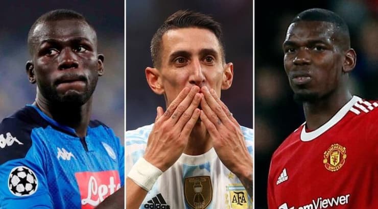 פול פוגבה, אנחל די מריה וקאלידו קוליבאלי (רויטרס) פול פוגבה, אנחל די מריה וקאלידו קוליבאלי