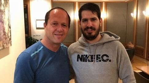 משה חוגג וניר ברקת (דוברות עיריית ירושלים) משה חוגג וניר ברקת