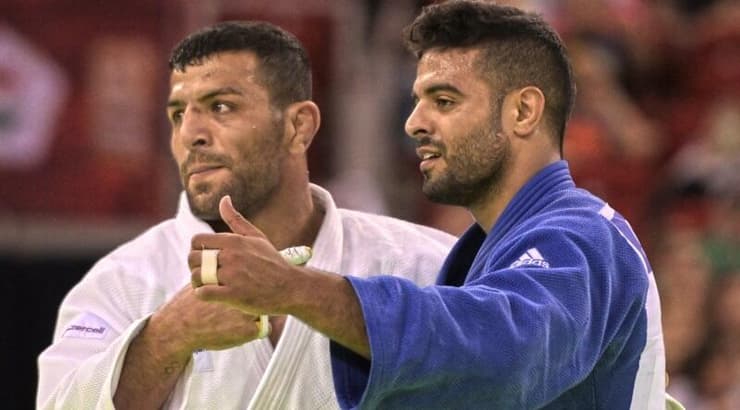 שגיא מוקי וסעיד מולאי מחובקים (באדיבות איגוד הג'ודו העולמי) שגיא מוקי וסעיד מולאי מחובקים