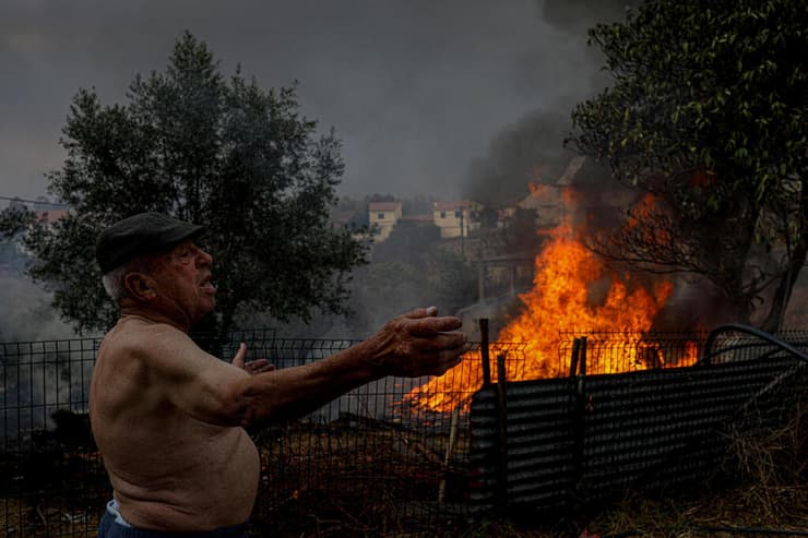 גל חום אירופה שריפות פורטוגל 