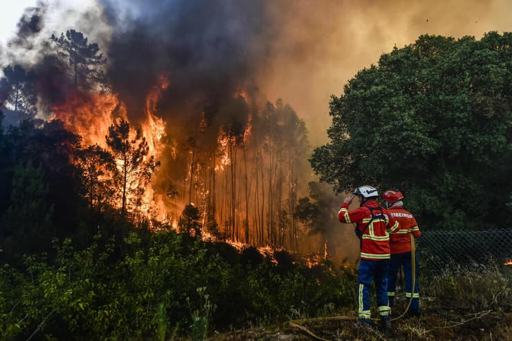 גל חום אירופה שריפות לברדיו פורטוגל 