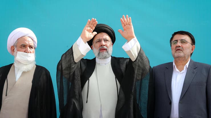 נשיא איראן איברהים ראיסי ב קרמנשה