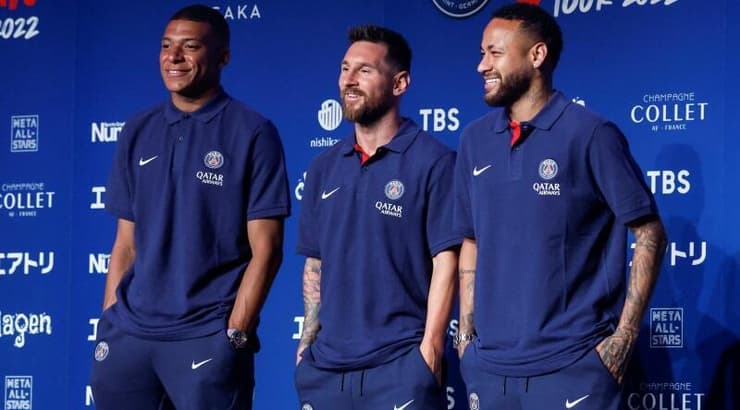 ניימאר, מסי ואמבפה