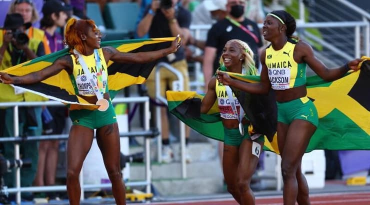 הרצות מג'מייקה חוגגות (רויטרס) הרצות מג'מייקה חוגגות