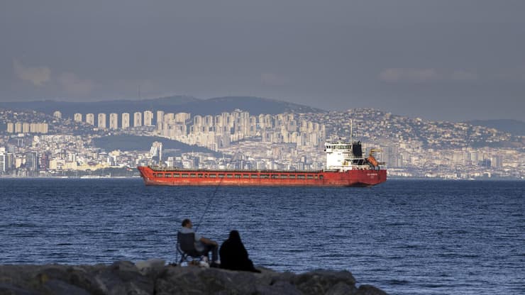 ספינת מטען מצרי בוספורוס טורקיה
