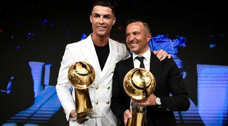 ז'ורז'ה מנדש וכריסטיאנו רונאלדו (רויטרס) ז'ורז'ה מנדש וכריסטיאנו רונאלדו