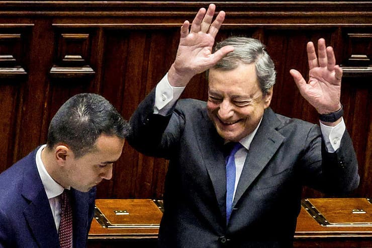 מריו דראגי ראש ממשלת איטליה התפטר 