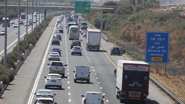 כביש 6 ליד בת חפר