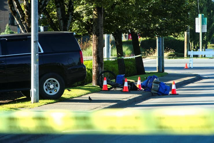 מוקדי ירי בעיר לנגלי ב קנדה גבר רצח הומלסים 