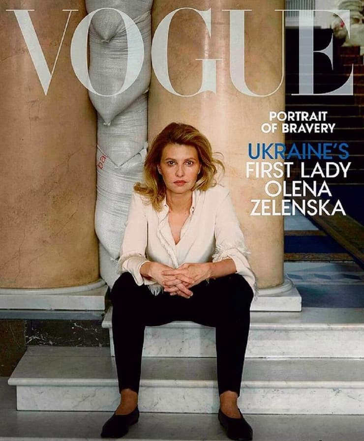 אולגה זלנסקה על שער המגזין "ווג"
