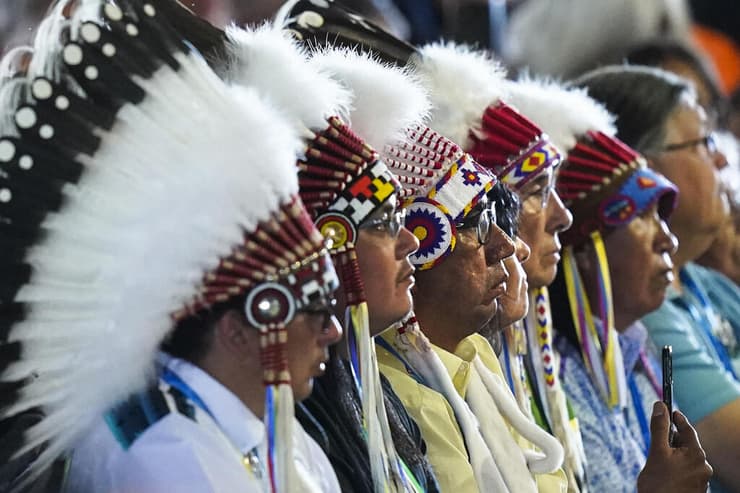 אפיפיור האפיפיור פרנסיסקוס ב קנדה אירוע עם ילידים