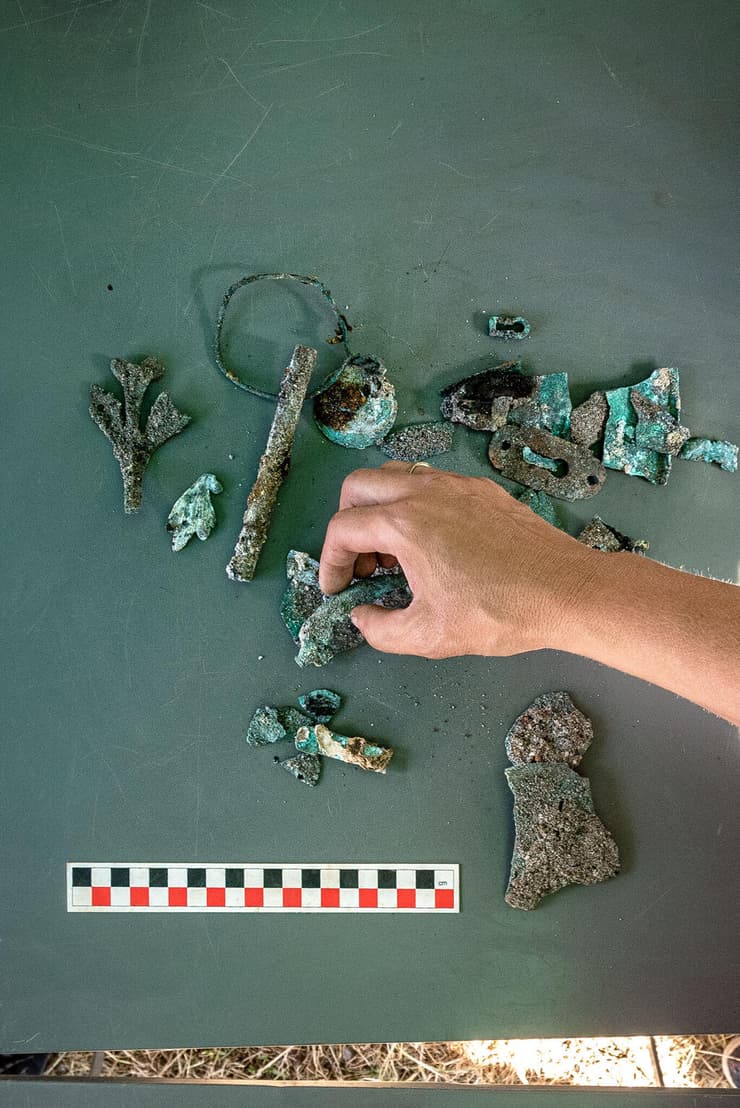 חפצים שנמצאו במקום שבו פעל הגטו