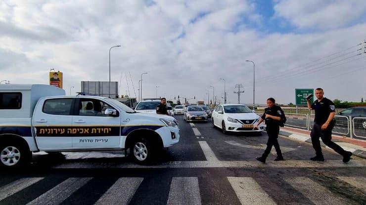 חסימות הכבישים בשער הנגב בעקבות פעילויות טרור המזוהות עם ארגון הטרור הג׳יהאד האיסלאמי