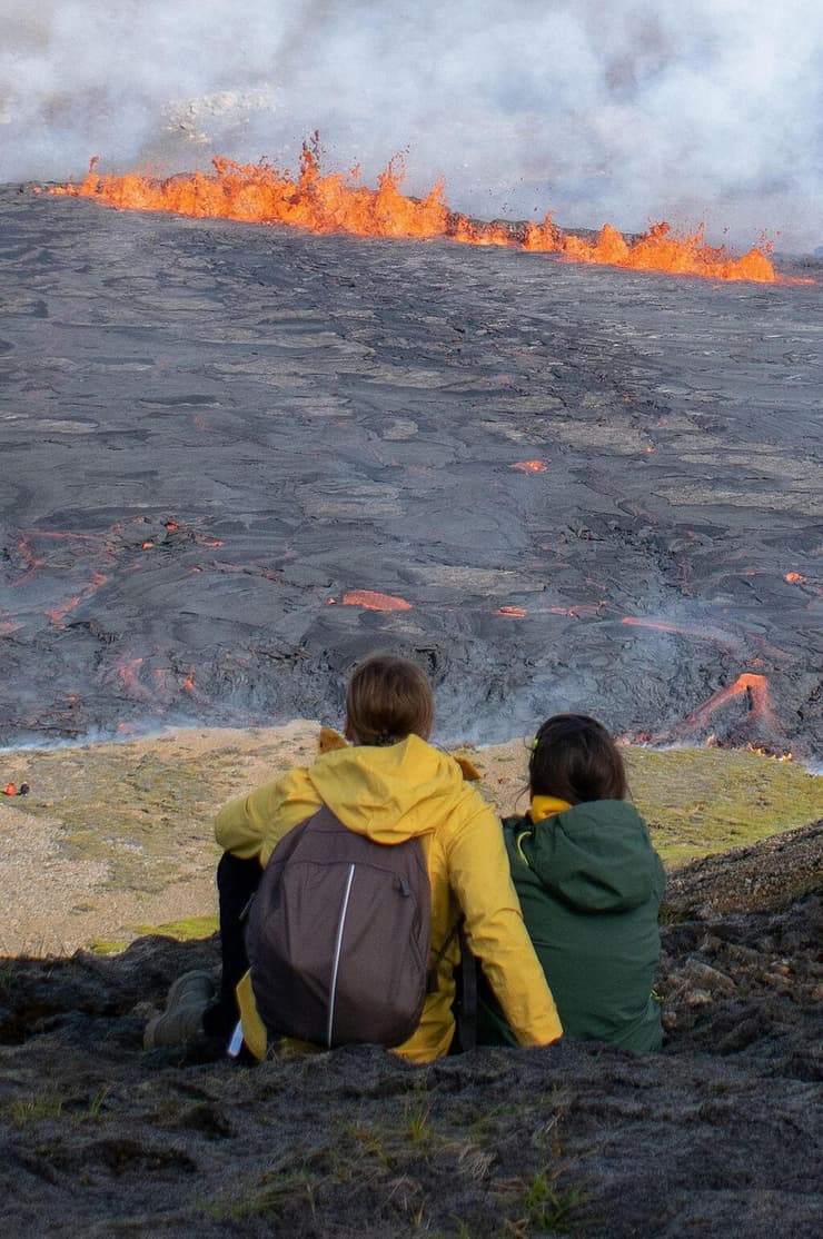 איסלנד התפרצות הר געש 