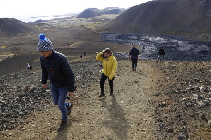 איסלנד התפרצות הר געש 