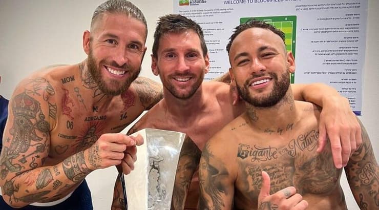 היה כיף. ניימאר, ליאו מסי וסרחיו ראמוס