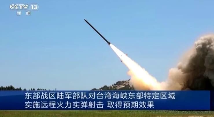  סין יורה טילים לים מול טייוואן כנקמה על ביקור ננסי פלוסי