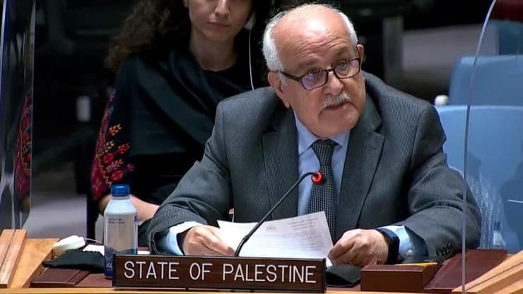 ריאד מנסור במועצת הביטחון של האו"ם 