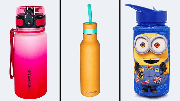 מימין: קל גב, InWay טו גו, The Ion Energy Bottle 
