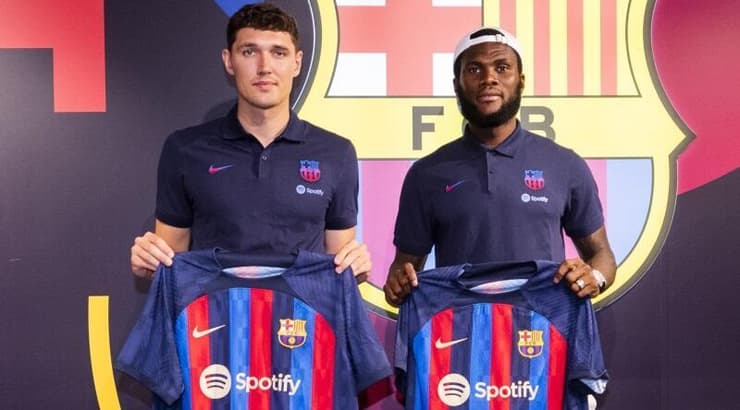 פרנק קסייה ואנדראס כריסטנסן (האתר הרשמי של ברצלונה) פרנק קסייה ואנדראס כריסטנסן