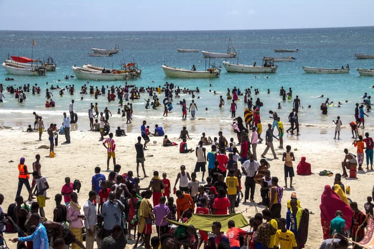 חוף במוגדישו, בירת סומליה