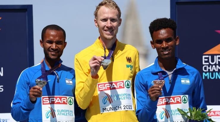 הפודיום במינכן (רויטרס) הפודיום במינכן