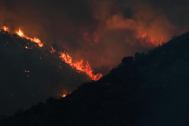 שריפה שריפות יער חבל ולנסיה מזרח ספרד