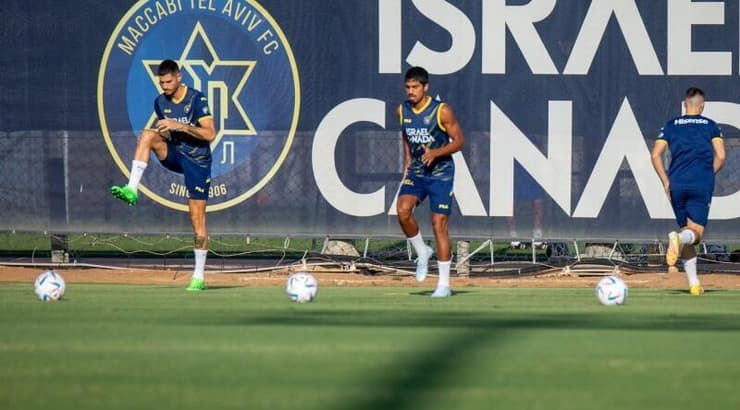 דור פרץ וניר ביטון באימון