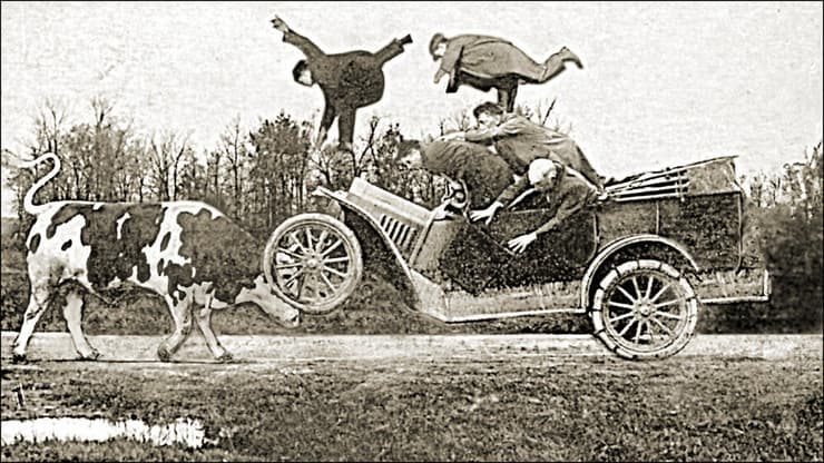 מכונית המאה ה-19 תאונה תאונת דרכים