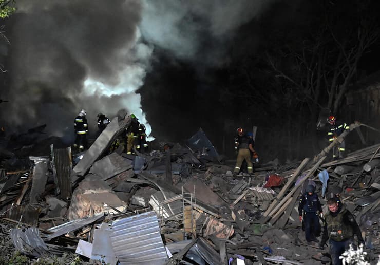 נזקי מתקפה הפגזה באזור חרקוב מלחמה רוסיה אוקראינה