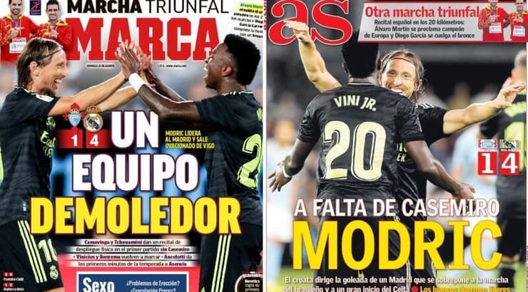 כותרות העיתונים בספרד (מערכת ONE) כותרות העיתונים בספרד