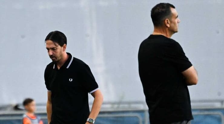 מנחם קורצקי וניר ברקוביץ' (ראובן שוורץ) מנחם קורצקי וניר ברקוביץ'