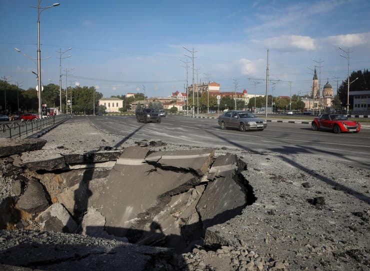 נזקי הפגזה בלילה שבין שישי לשבת ב חרקוב אוקראינה מלחמה מול רוסיה