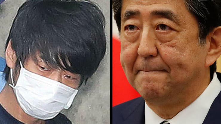 ראש ממשלת יפן לשעבר שינזו אבה ו הרוצח שלו טצויה ימגאמי