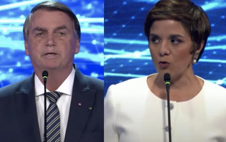 ז'איר בולסונרו תקף את מגישת העימות לקראת הבחירות ב ברזיל