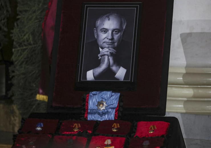 הלוויתו של מיכאיל גורבצ'ב נשיא ברית המעצות האחרון