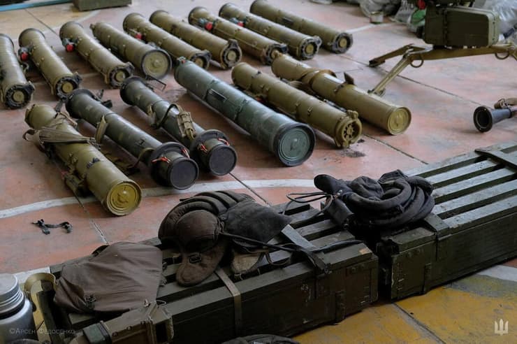 תחמושת רוסית שנתפסה על ידי צבא אוקראינה