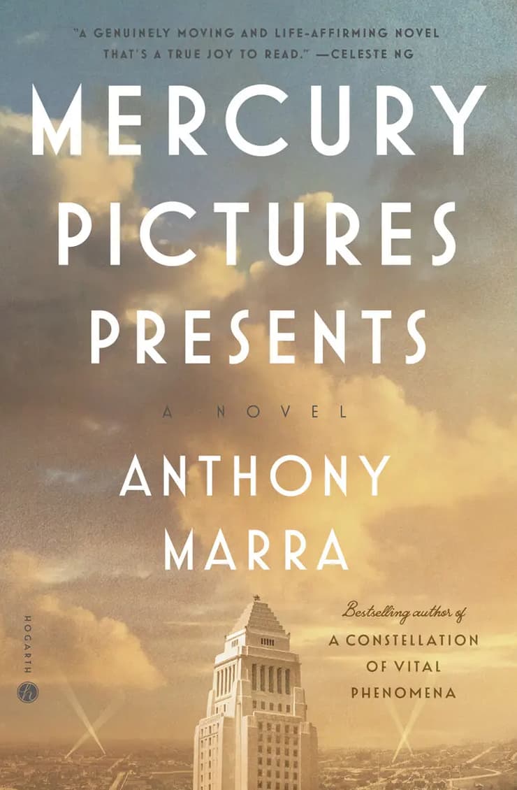 כריכת ספרו של אנתוני מארה , Mercury Pictures Presents