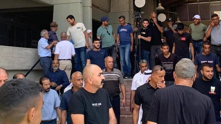 הפגנה בבאר שבע להסדיר מגורים ראויים למשפחת אלדבסאן
