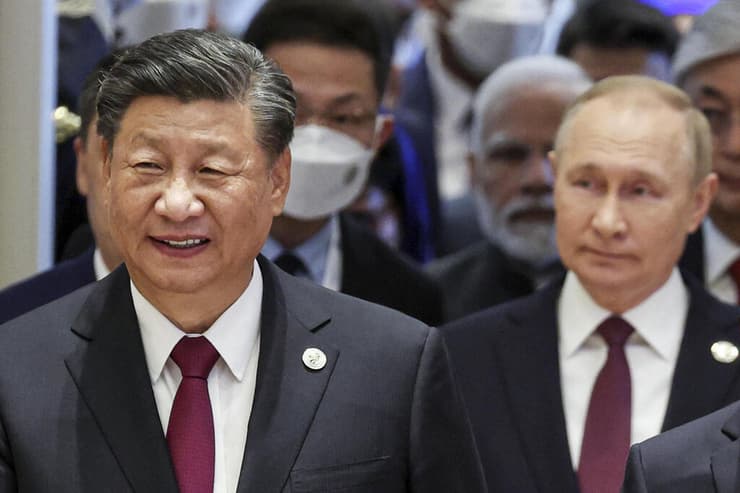 נשיא סין שי ג'ינפינג עם נשיא רוסיה ולדימיר פוטין ועידה אוזבקיסטן 16 ב ספטמבר אחר כך שי נעלם ל בערך שבוע שמועות