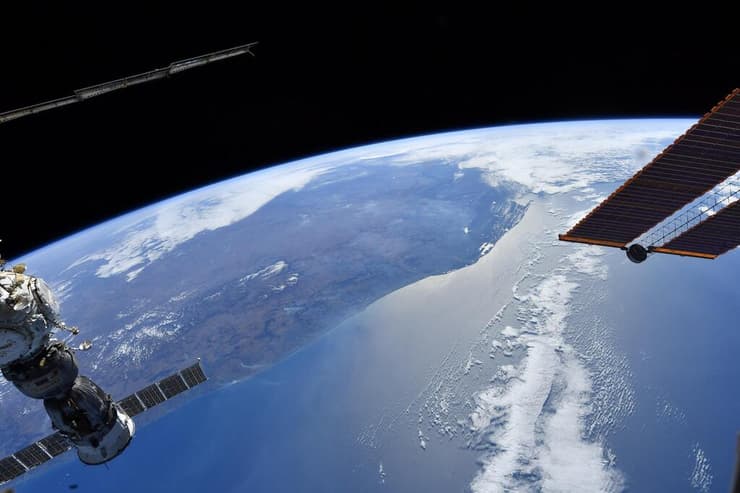 מבט על דרום יבשת אפריקה מתחנת החלל