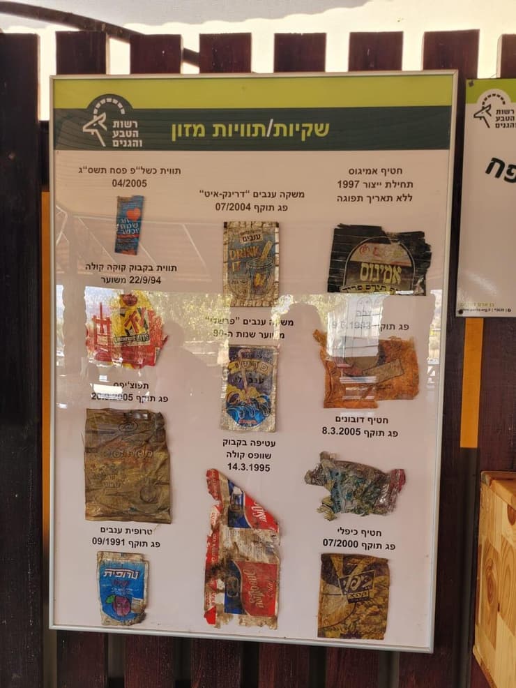 אריזות חטיפים וטרופיות בתערוכה