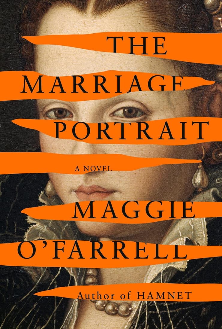 כריכת ספרה של מגי או'פרל, "The Marriage Portrait"