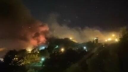 שריפה בכלא אווין שבטהרן, אירן, כשברקע מחאת החיג'אב.