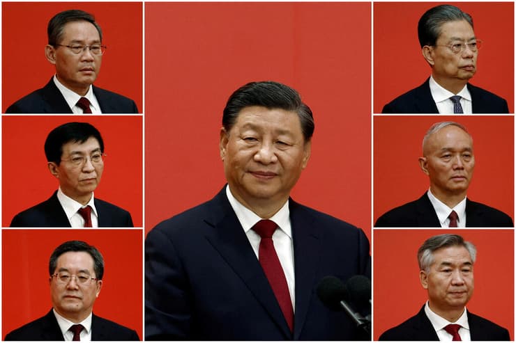 נשיא סין שי ג'ינפינג שביעיית ההנהגה החדשה של סין