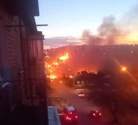 רוסיה התרסקות מטוס צבאי ל בניין מגורים בן שתי קומות בעיר אירקוצק