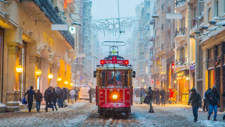 איסטנבול בחורף
